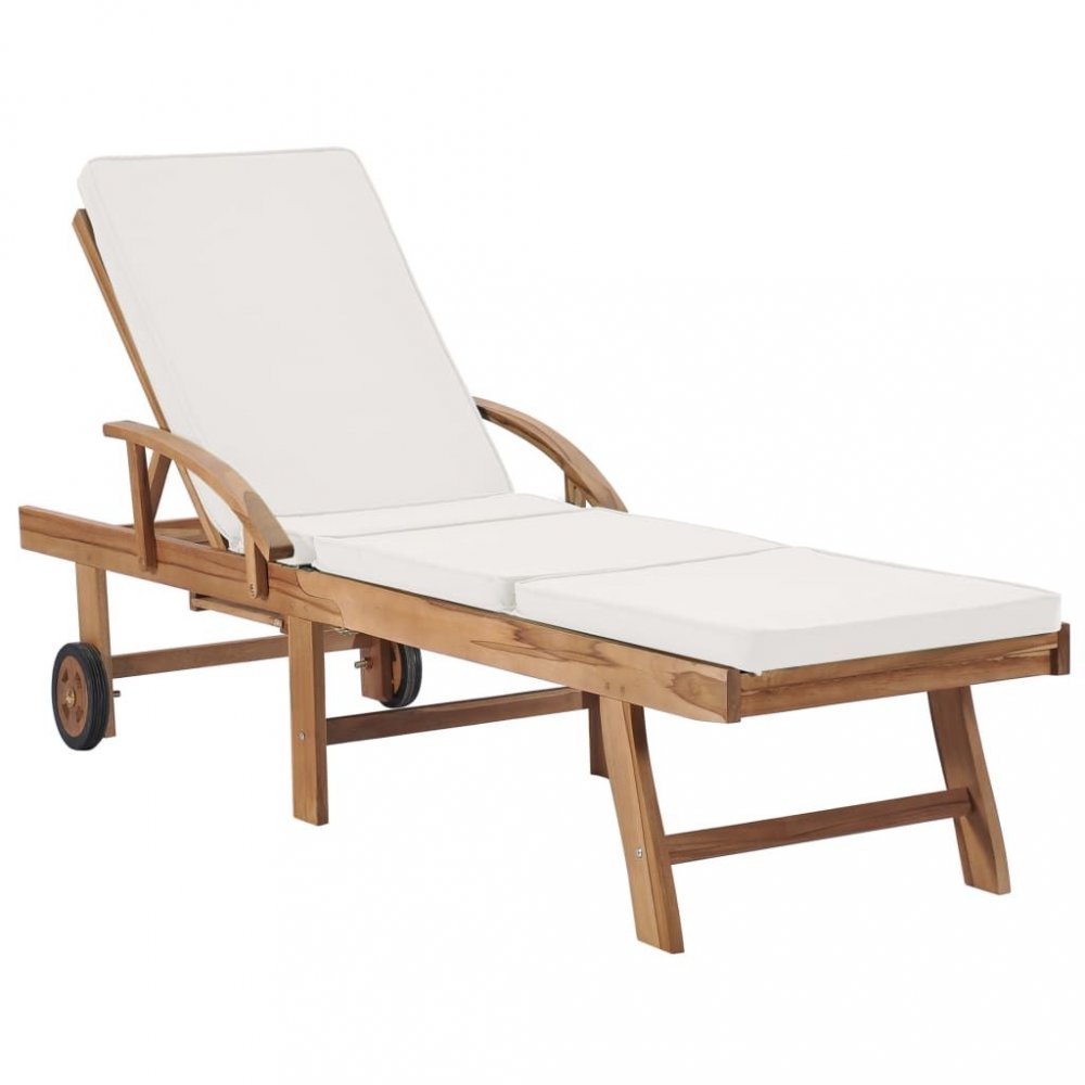 Wooden loungers 2024 with cushions