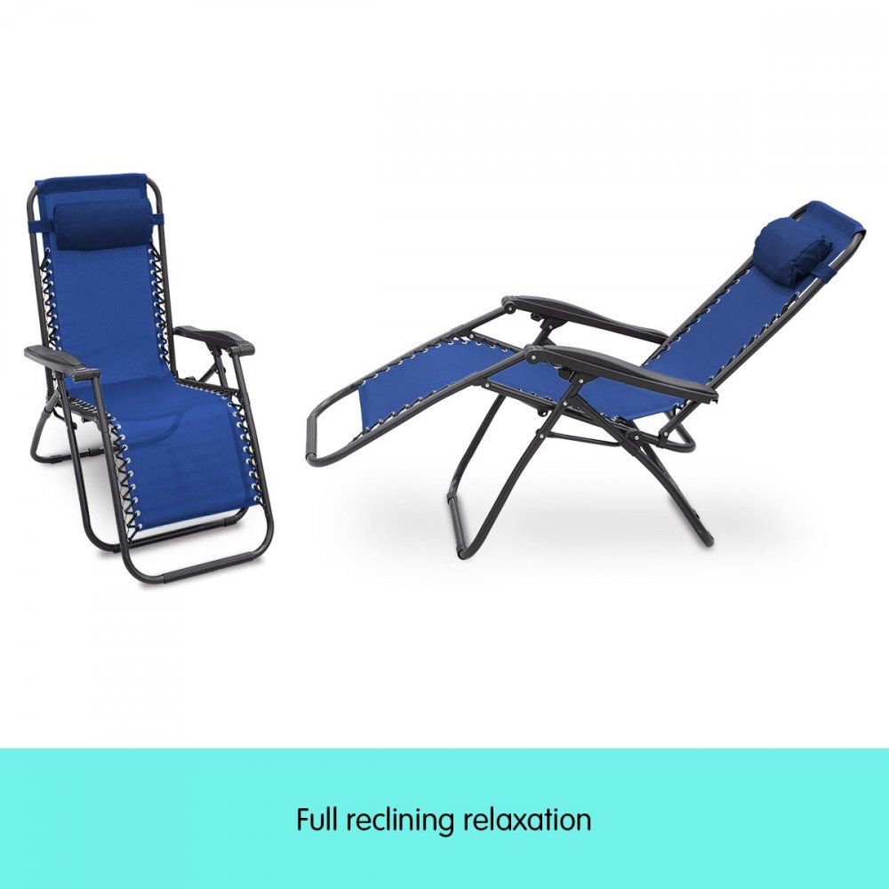 zero gravity lounge chair blue