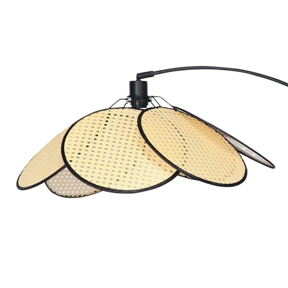 Carpo rattan deals floor light