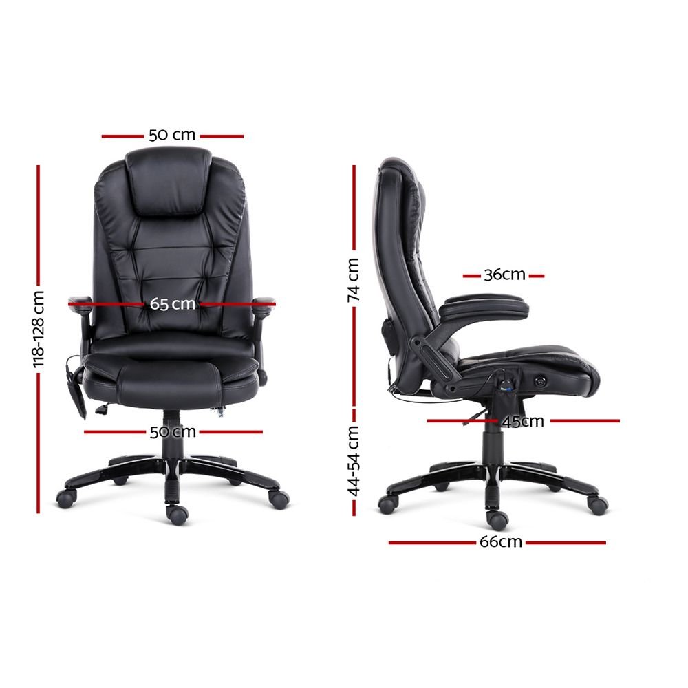 8 point massage online office chair